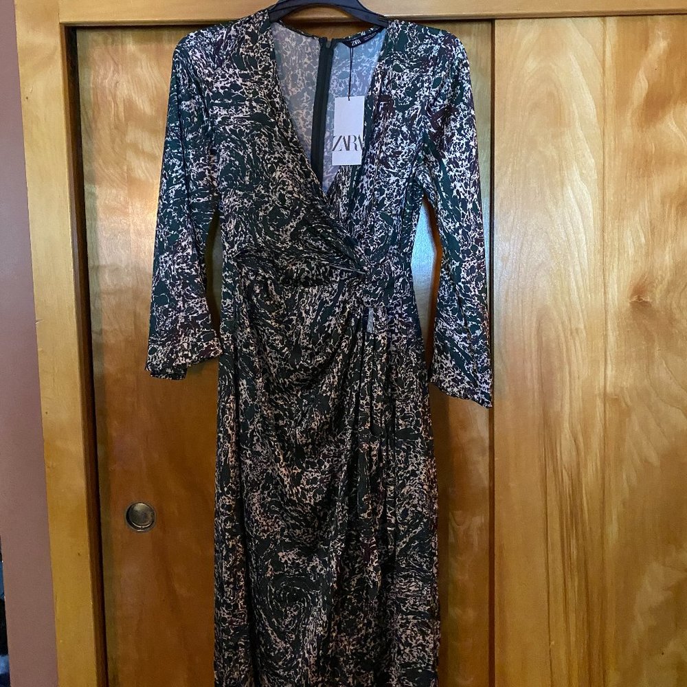 Zara Multi Green Dress